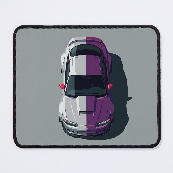Item preview, Classic Mitsubishi Eclipse 2G GSX Widebody Top View Vector Illustration designed and sold by Motorline44.