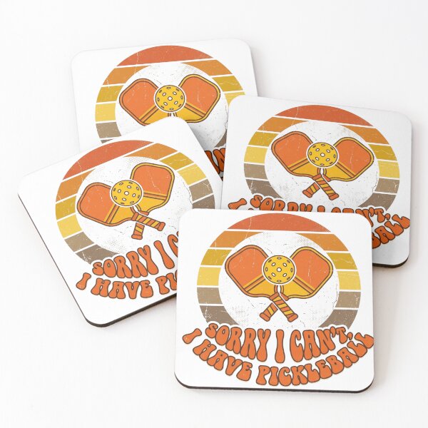 Item preview,  Sorry I Cant I Have Pickleball Retro 70s Sports designed and sold by Retro Mood Co.