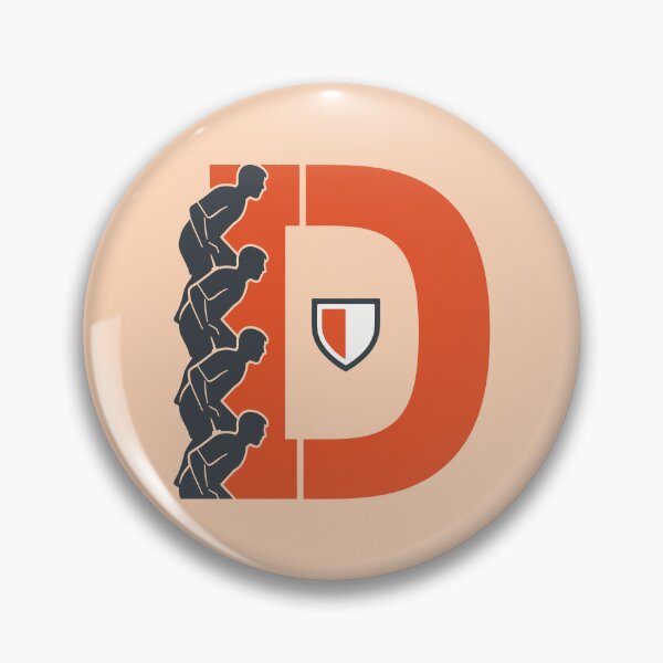 Item preview, Defender Football Monogram D Defensive Wall Style designed and sold by xmoudx.