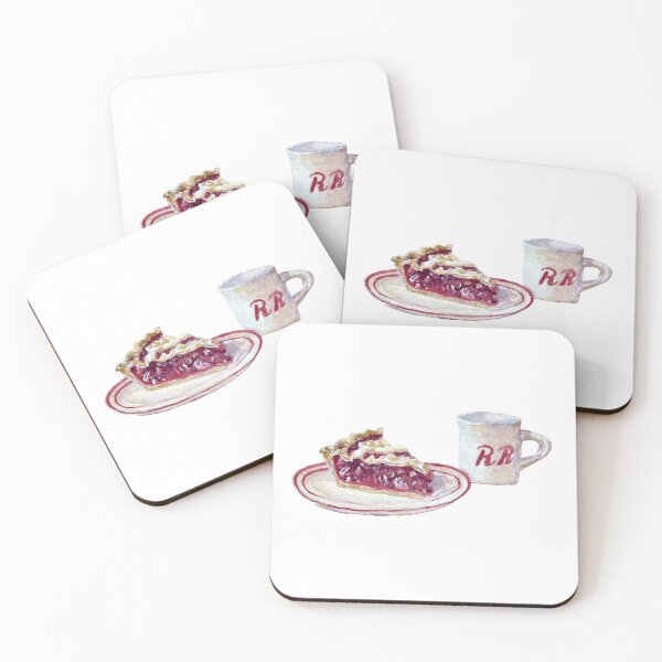 Item preview, Twin Peaks Watercolor Cherry Pie  designed and sold by SofiPicky.