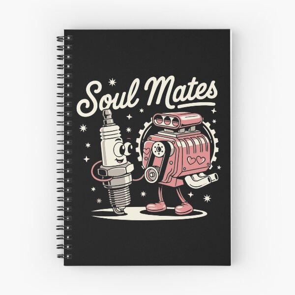 Item preview, Racing - Soul Mates - Spark Plug and Engine - Racing T-Shirt designed and sold by RaceDayRags.