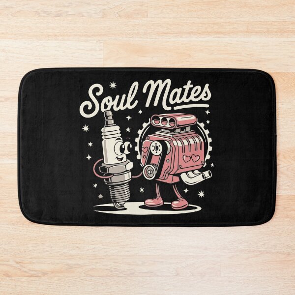 Item preview, Racing - Soul Mates - Spark Plug and Engine - Racing T-Shirt designed and sold by RaceDayRags.
