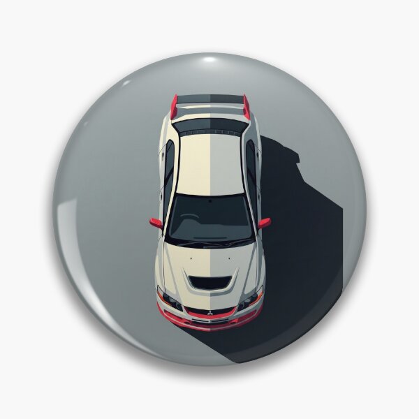 Artikelvorschau, Klassischer Mitsubishi Lancer Evolution IX JDM – Draufsicht-Vektorillustration entworfen und verkauft von Motorline44.