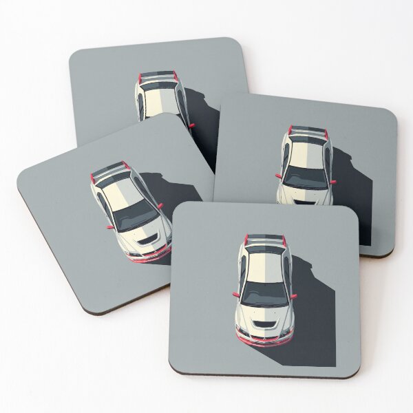 Item preview, Classic Mitsubishi Lancer Evolution IX JDM Top View Vector Illustration designed and sold by Motorline44.