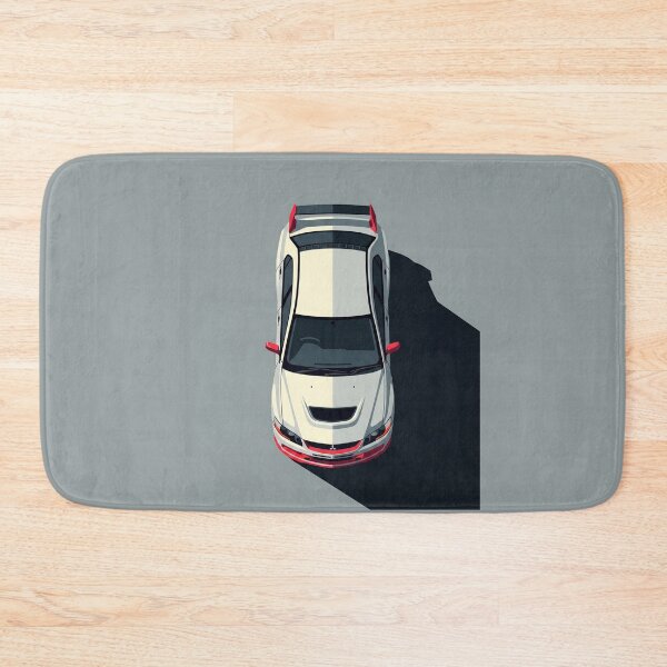 Item preview, Classic Mitsubishi Lancer Evolution IX JDM Top View Vector Illustration designed and sold by Motorline44.