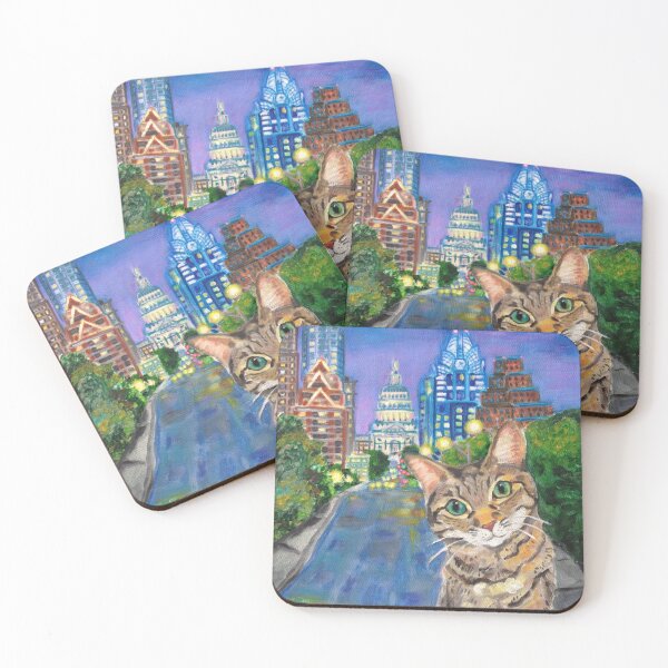 Item preview, City Kitty-AUSTIN designed and sold by jastrandemo.