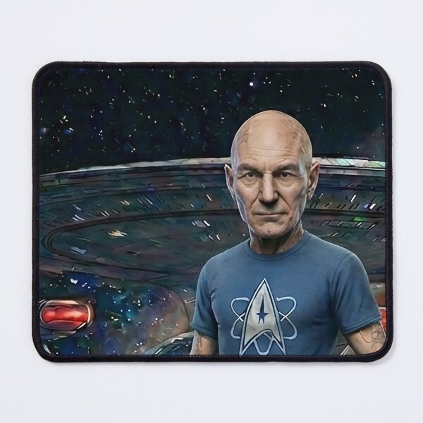 Item preview, Picard Enterprise-D - Star Trek Stylized Art designed and sold by VaniTrek.