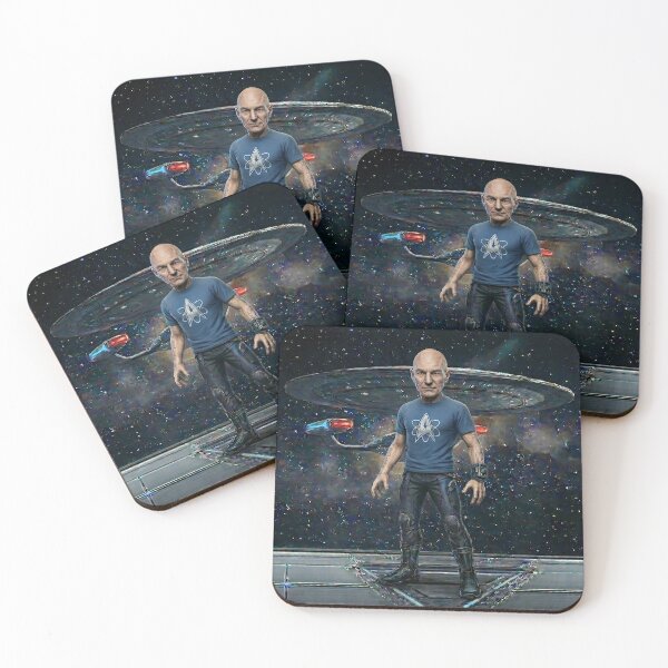 Item preview, Picard Enterprise-D - Star Trek Stylized Art designed and sold by VaniTrek.