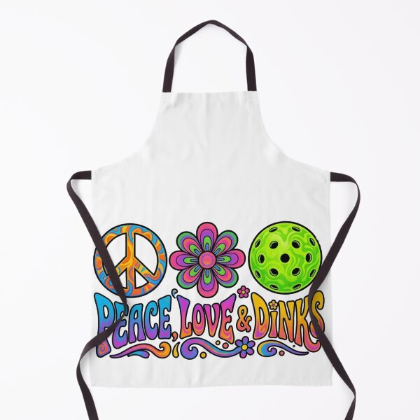 Item preview, Peace Love And Dinks Pickleball Hippie Aesthetic designed and sold by Retro Mood Co.