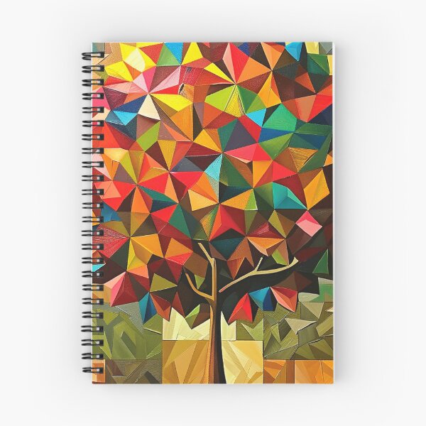 Item preview, Colorfully Vibrant Geometric Tree 3-D-Inspired Abstract Art designed and sold by DEC02.
