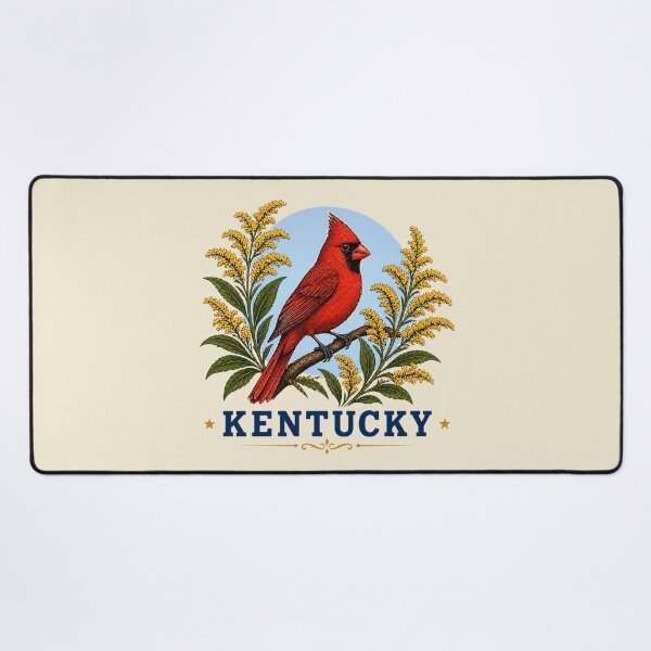 Item preview, Kentucky Cardinal Goldenrod Emblem designed and sold by The-Drip-Studio.