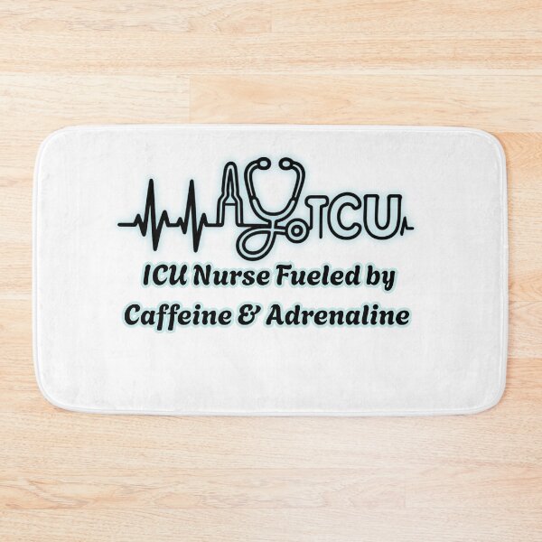Item preview, ICU Nurse Fueled by Caffeine & Adrenaline – Funny Nursing Humor | Proud ICU Nurse Gift designed and sold by Nurse Craft Studio.