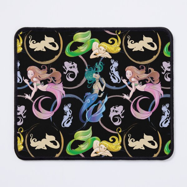 Item preview, Three mermaid colorful pattern designed and sold by Konopikyu.