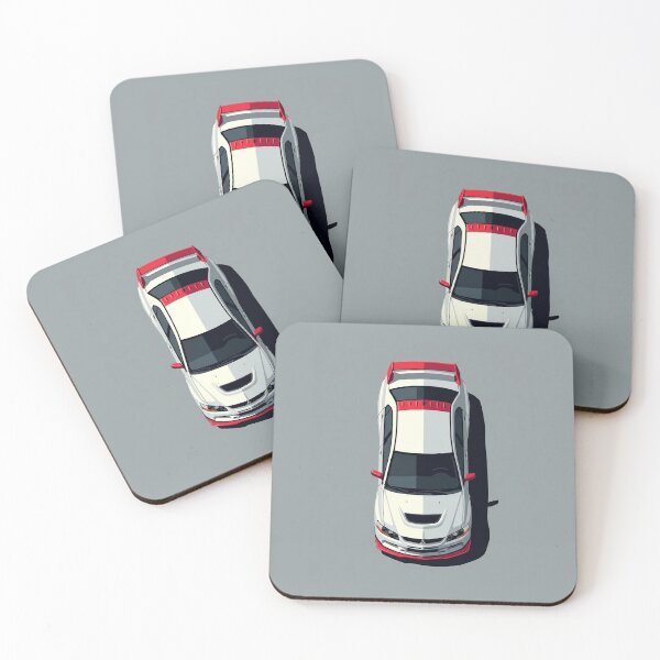 Item preview, JDM Mitsubishi Lancer Evolution IX MR Top View Vector Illustration designed and sold by Motorline44.