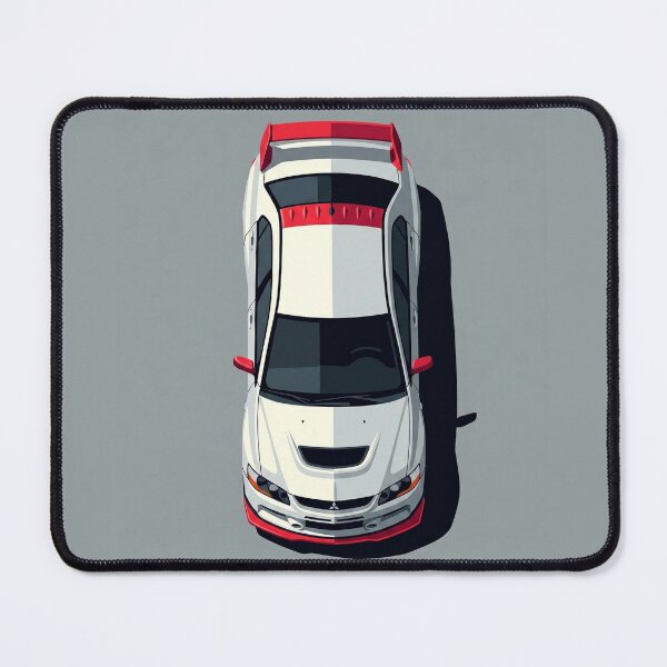 Item preview, JDM Mitsubishi Lancer Evolution IX MR Top View Vector Illustration designed and sold by Motorline44.