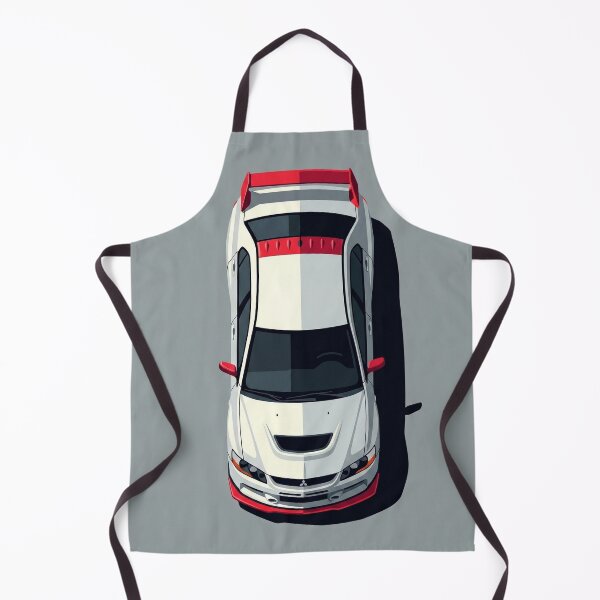 Item preview, JDM Mitsubishi Lancer Evolution IX MR Top View Vector Illustration designed and sold by Motorline44.