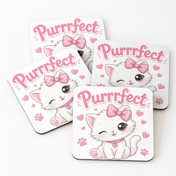 Item preview, Purrrfect | Cute Kitty Cat designed and sold by Ink And Inspire.