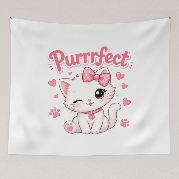 Item preview, Purrrfect | Cute Kitty Cat designed and sold by Ink And Inspire.