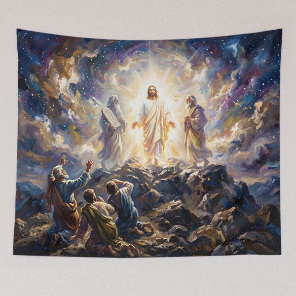 Item preview, The Transfiguration of Jesus Painting designed and sold by RRRShop.