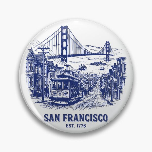 Item preview, Vintage San Francisco Travel Art designed and sold by 89shirts.