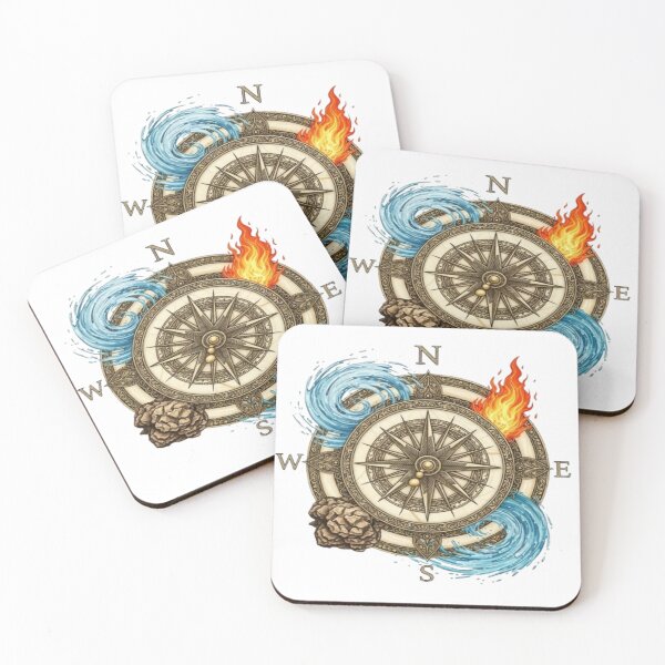Item preview, Elemental Compass – Harmony of Directions Design designed and sold by Cristhian Almanza.