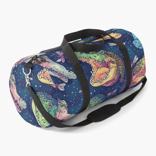 Item preview, Colorful Alligators and Dragonflies Pattern designed and sold by dcohea.