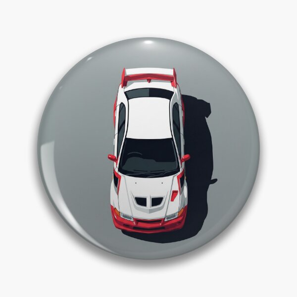 Item preview, JDM Mitsubishi Lancer Evolution VI Tommi Makinen Top View Vector Art designed and sold by Motorline44.