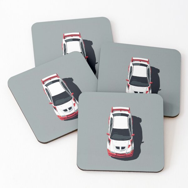 Item preview, JDM Mitsubishi Lancer Evolution VI Tommi Makinen Top View Vector Art designed and sold by Motorline44.