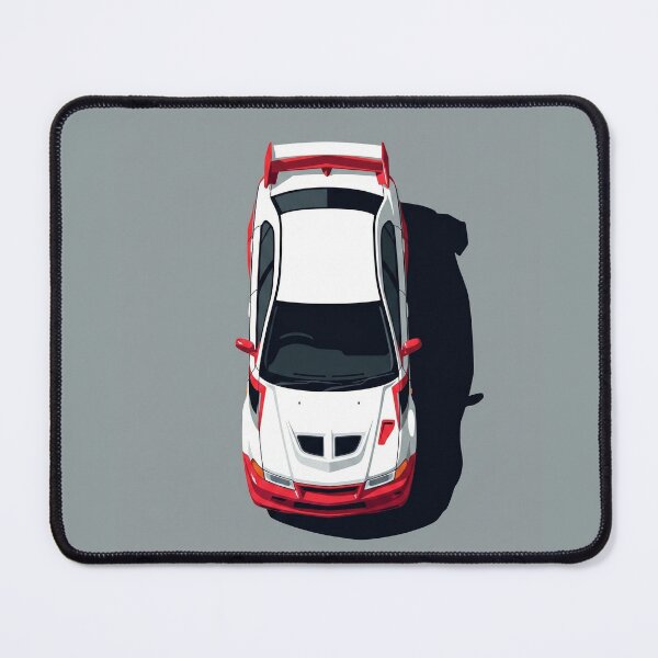 Item preview, JDM Mitsubishi Lancer Evolution VI Tommi Makinen Top View Vector Art designed and sold by Motorline44.