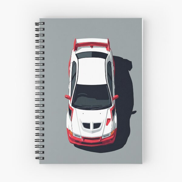Item preview, JDM Mitsubishi Lancer Evolution VI Tommi Makinen Top View Vector Art designed and sold by Motorline44.