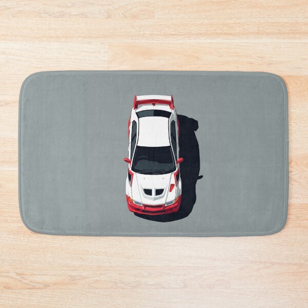 Item preview, JDM Mitsubishi Lancer Evolution VI Tommi Makinen Top View Vector Art designed and sold by Motorline44.