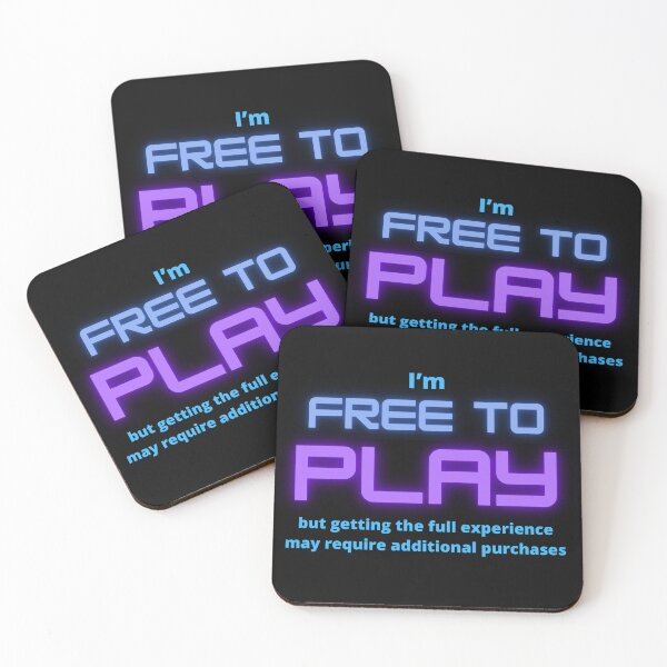 Item preview, I'm Free to Play designed and sold by SnarkSharks.