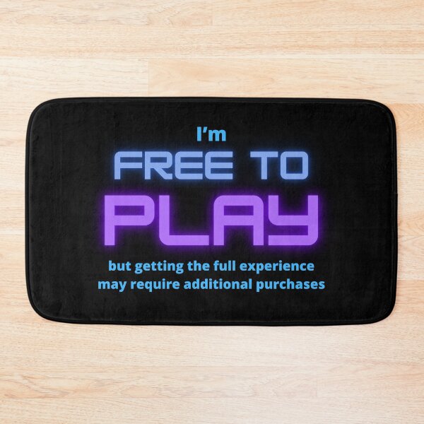 Item preview, I'm Free to Play designed and sold by SnarkSharks.