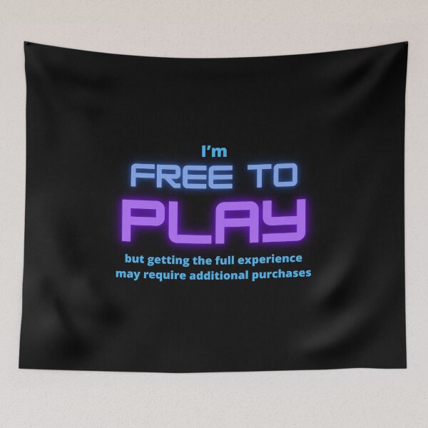 Item preview, I'm Free to Play designed and sold by SnarkSharks.