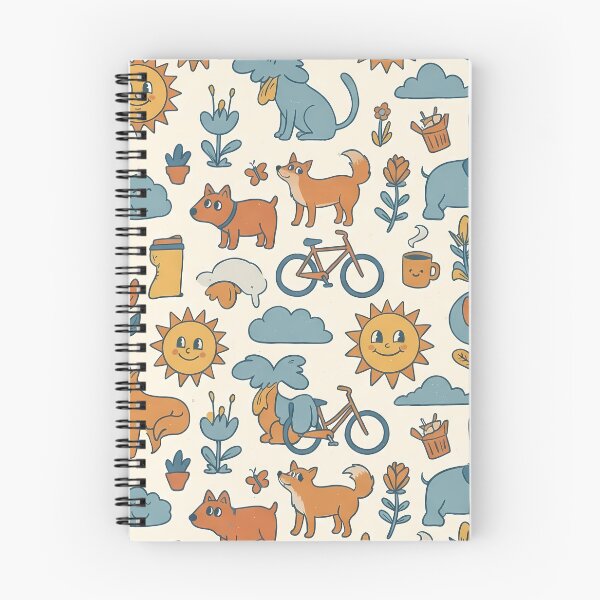 Item preview, Sun Flower Cat Dog Clouds Coffee Art Design designed and sold by ART ATTACK ZONE.