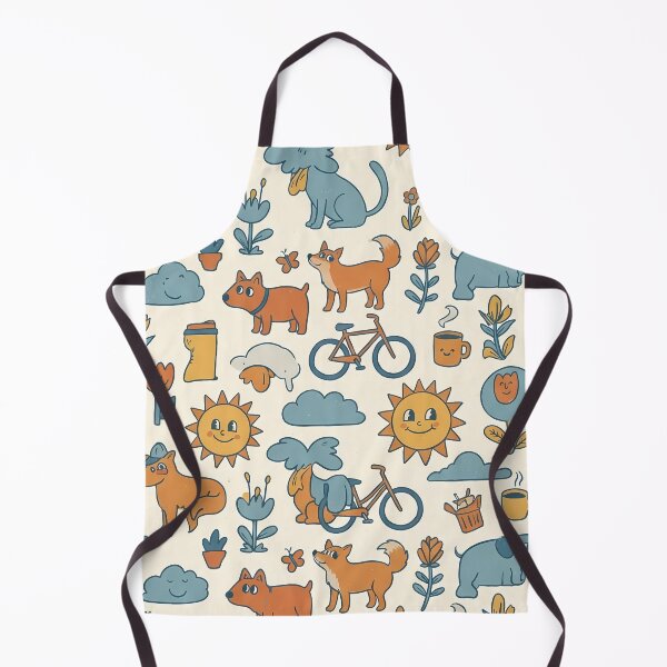 Item preview, Sun Flower Cat Dog Clouds Coffee Art Design designed and sold by ART ATTACK ZONE.