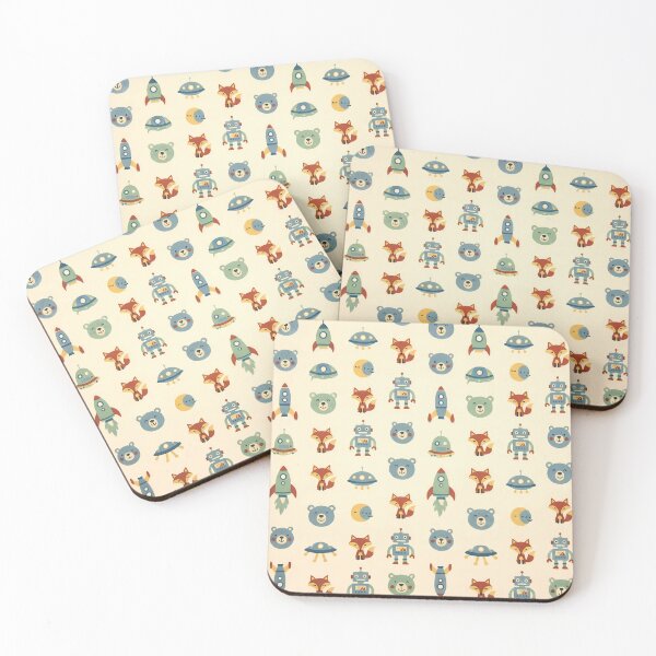 Item preview, Bear Fox Sun Flower Cat Dog Clouds Coffee designed and sold by ART ATTACK ZONE.
