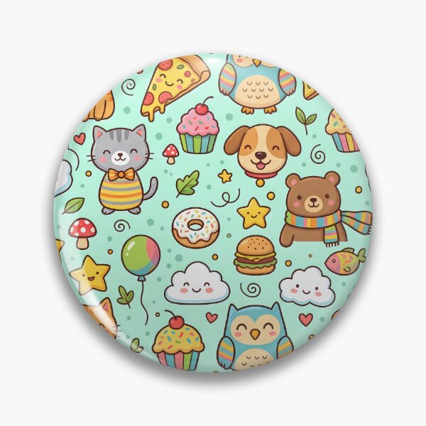 Item preview, Fun Pizza Sun Flower Cat Dog Clouds Coffee designed and sold by ART ATTACK ZONE.