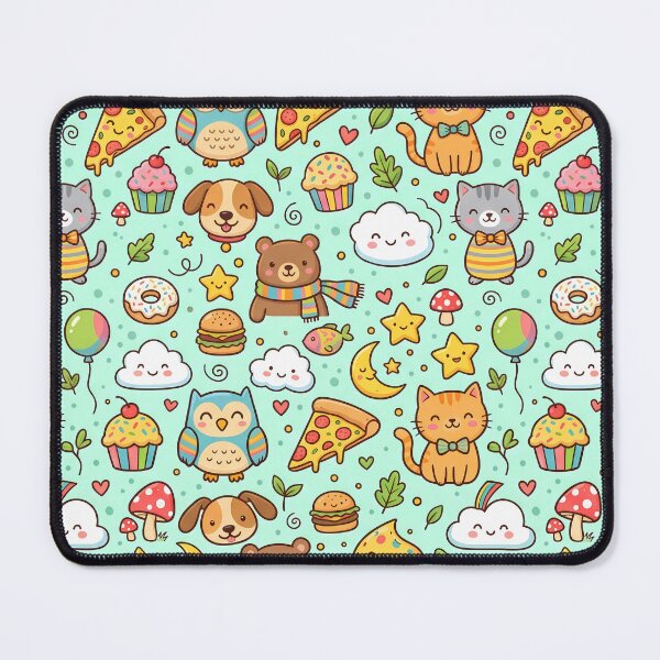 Item preview, Fun Pizza Sun Flower Cat Dog Clouds Coffee designed and sold by ART ATTACK ZONE.