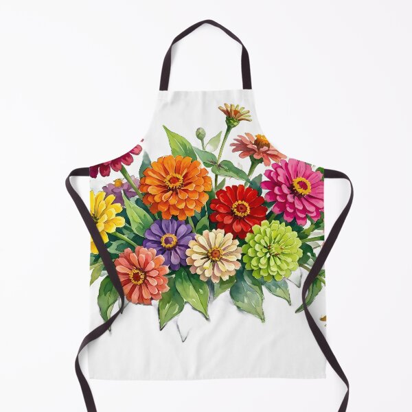 Item preview, Zinnia flowers. Multiple colors designed and sold by Mia's Menagerie.