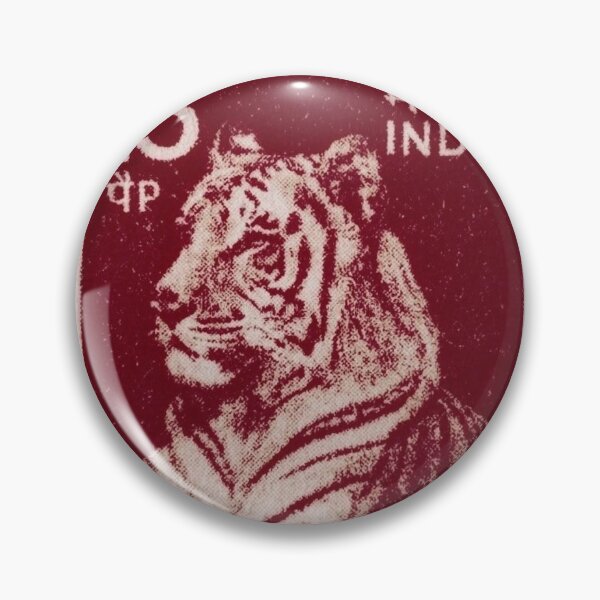 Item preview, vintage tiger stamp designed and sold by laruya.