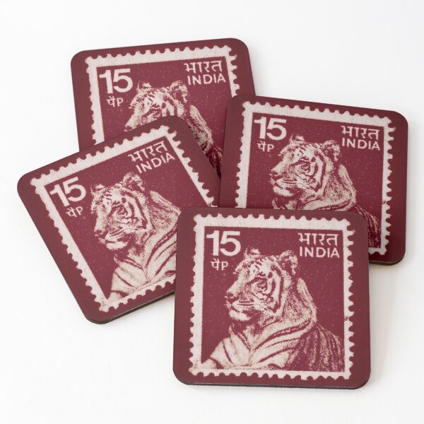 Item preview, vintage tiger stamp designed and sold by kaizen x malena.