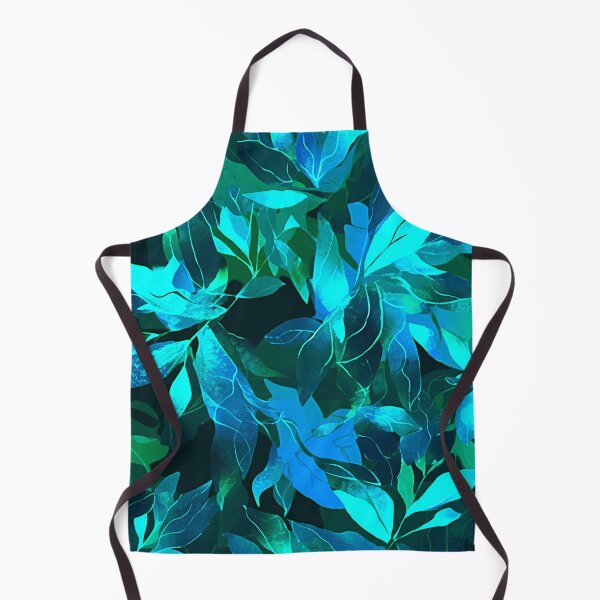 Item preview, Cool, Calming Blue-Green Leaves Stylish Aesthetic Art designed and sold by DEC02.