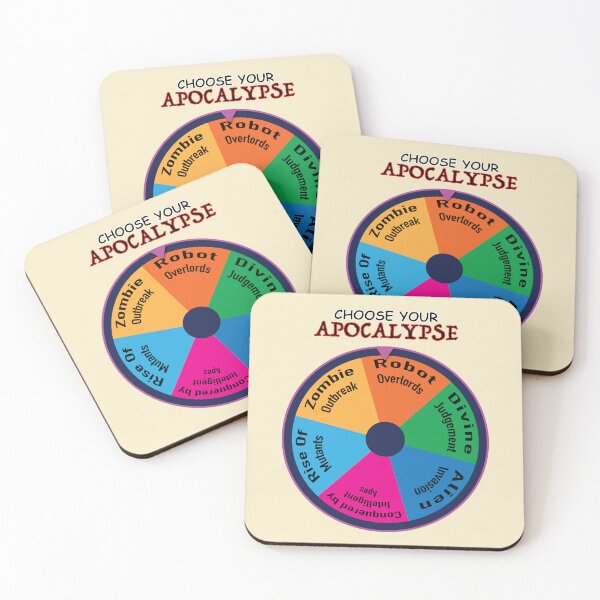 Item preview, Choose Your Apocalypse — Spin the Wheel of Doom designed and sold by SnarkSharks.