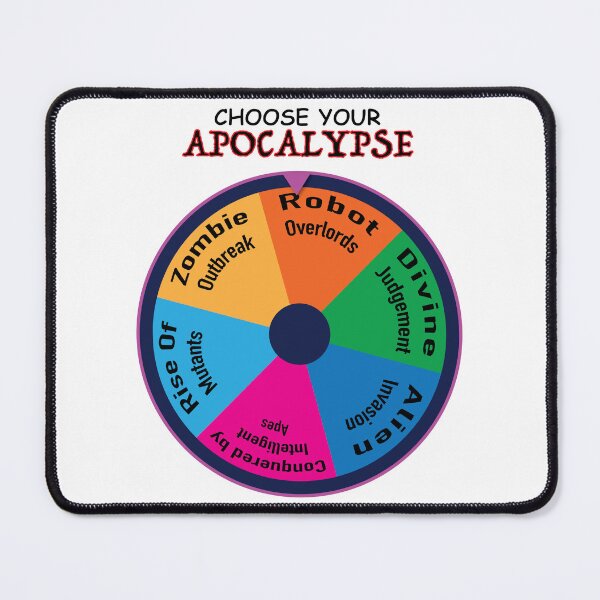 Item preview, Choose Your Apocalypse — Spin the Wheel of Doom designed and sold by SnarkSharks.