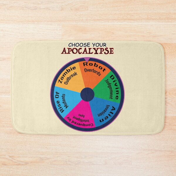 Item preview, Choose Your Apocalypse — Spin the Wheel of Doom designed and sold by SnarkSharks.