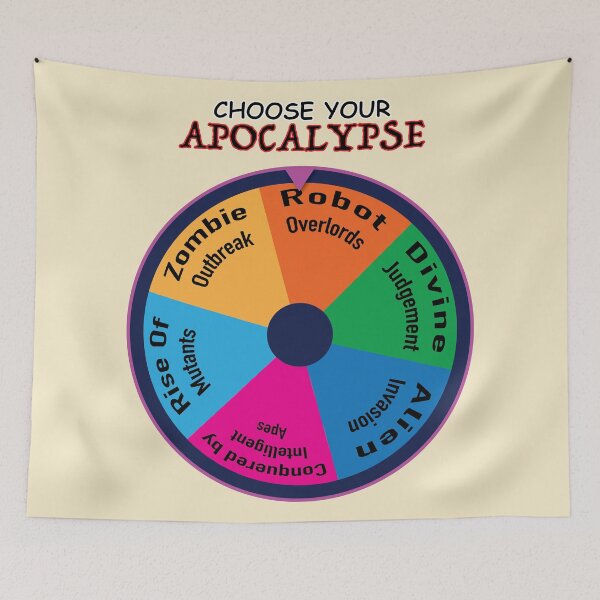 Item preview, Choose Your Apocalypse — Spin the Wheel of Doom designed and sold by SnarkSharks.
