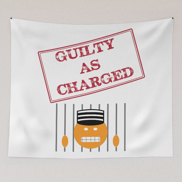 Item preview, Guilty as Charged — Own Your Flaws Loudly designed and sold by SnarkSharks.