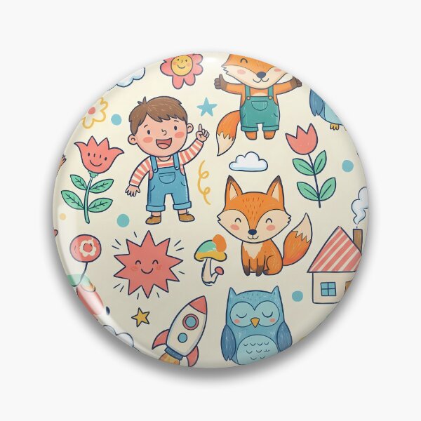Item preview, Boys Girls Sun Flower Cat Dog Clouds Coffee designed and sold by ART ATTACK ZONE.