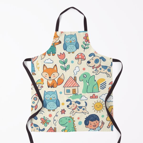Item preview, Boys Girls Sun Flower Cat Dog Clouds Coffee designed and sold by ART ATTACK ZONE.